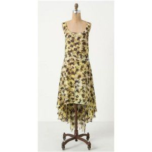 Anthropologie Leifsdottir Silk Butterfly Petals Dress 4